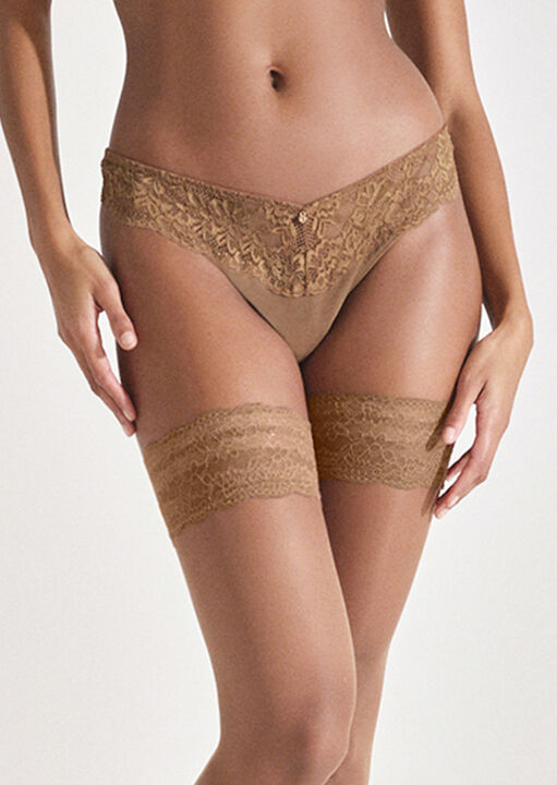 Lace Top Hold Ups image number 1.0