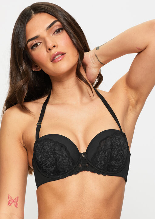 Sexy Lace Padded Multiway Bra image number 3.0