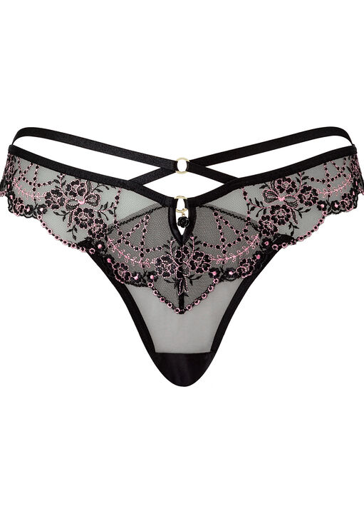 Idolising Embroidered Brazilian Knickers image number 5.0