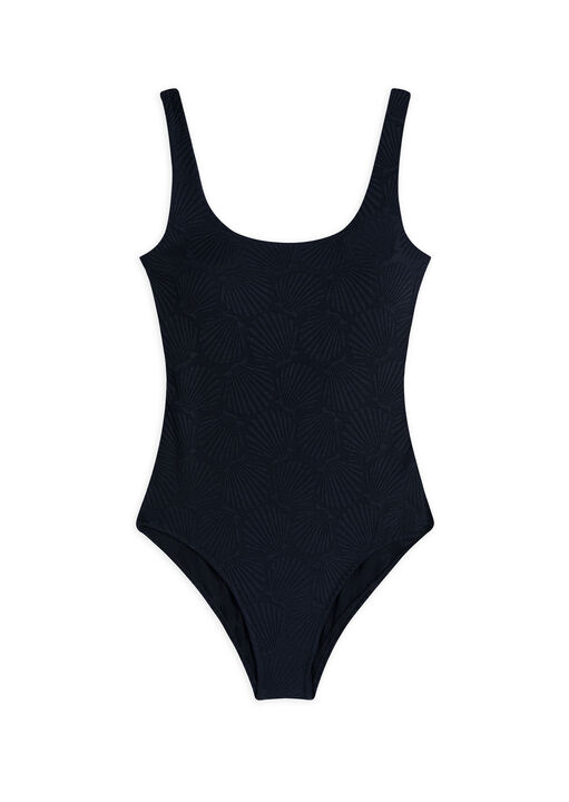 Shell Texture Swimsuit image number 4.0