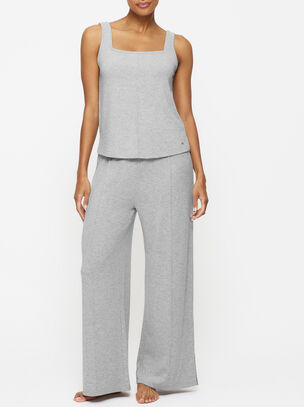 Marie Brushed Cami Top - Grey