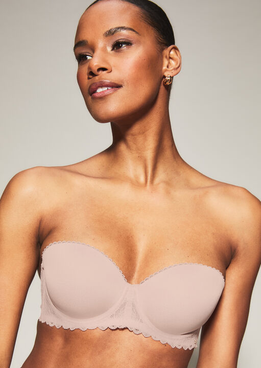 Knickerbox Harper Lace Padded Strapless Bra image number 4.0