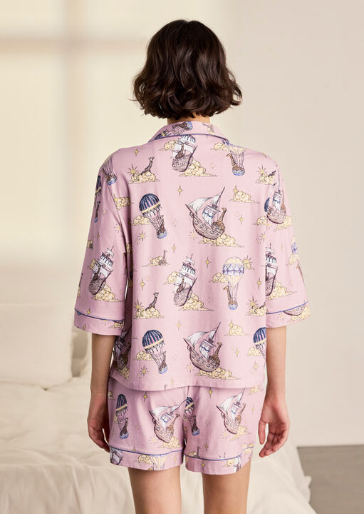 Chelsea Peers Hot Air Balloon Cotton Pyjama Set image number 2.0