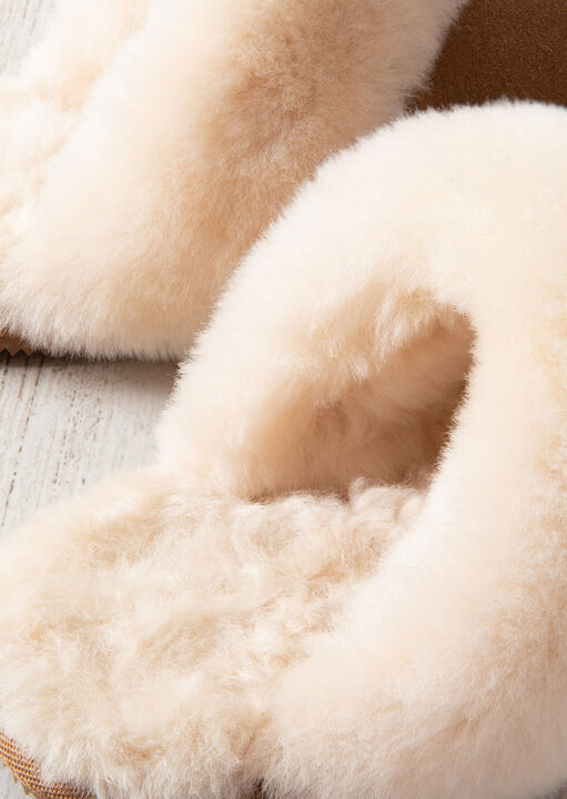 Suede and Shearling Slipper image number 3.0