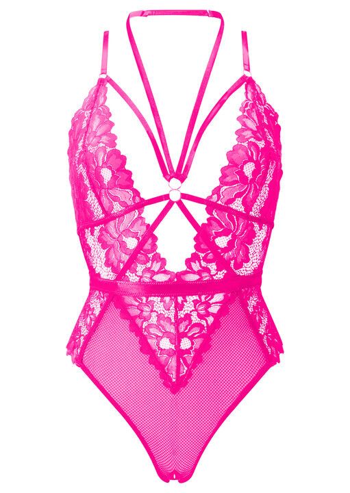 Confession Lace Crotchless Lingerie Body image number 5.0