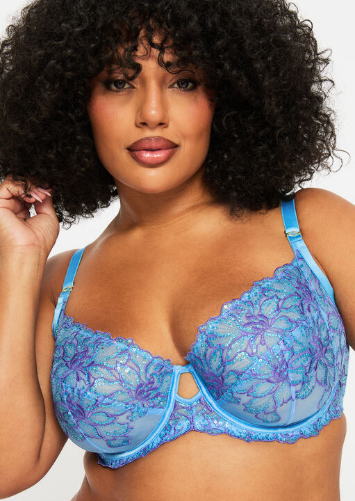 Camille Non Padded Fuller Bust Balcony Bra image number 1.0