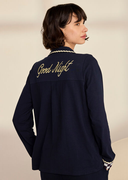 Good Night Organic Cotton Long Sleeve Pyjama Set image number 1.0
