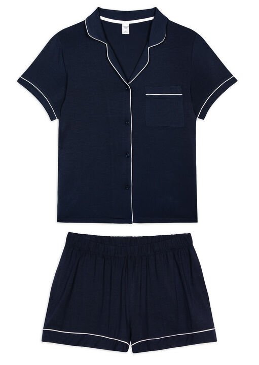 Modal Revere Set Short Sleeve image number 4.0