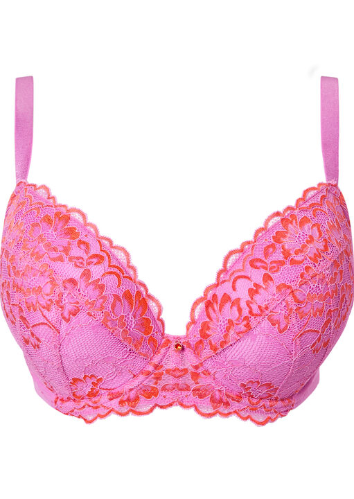 Sexy Lace Padded Plunge Bra image number 9.0