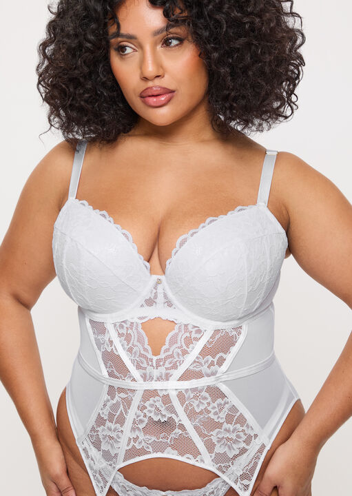 Sexy Lace Padded Basque image number 3.0