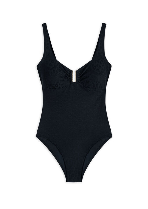 Leopard Texture Swimsuit image number 3.0
