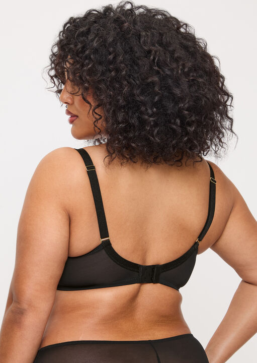 Sexy Lace Padded Balcony Bra image number 5.0