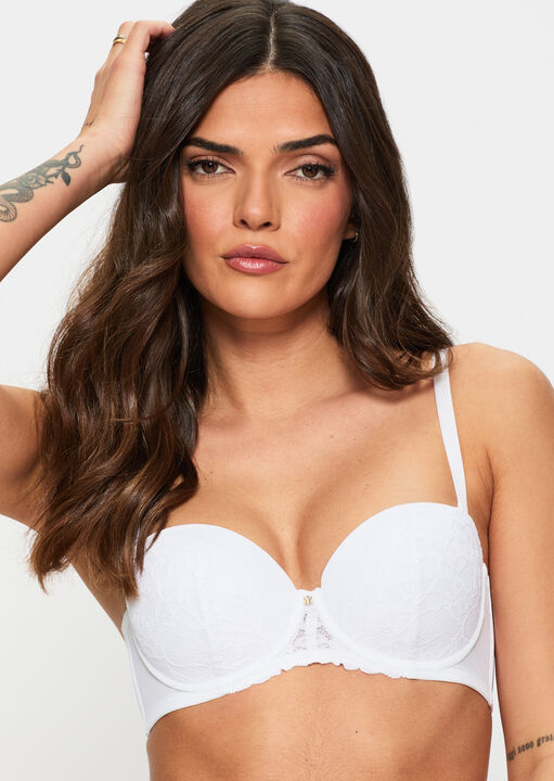 Sexy Lace Padded Multiway Bra image number 1.0