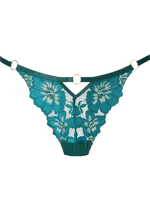 Floral Seduction Lace Thong image number 4.0