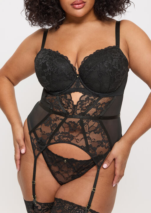 Sexy Lace Padded Basque image number 3.0