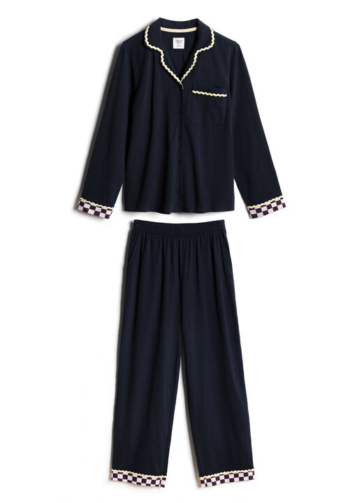 Good Night Organic Cotton Long Sleeve Pyjama Set image number 5.0