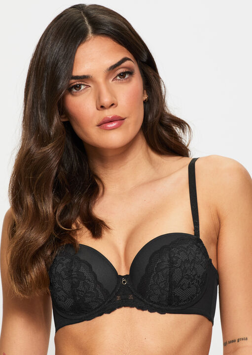 Sexy Lace Padded Multiway Bra image number 1.0