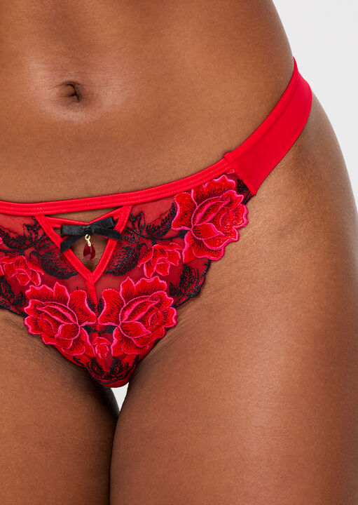 Roses Are Red Thong image number 5.0