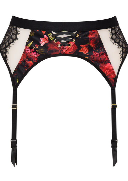 Enchanting Rose Suspender Belt image number 4.0