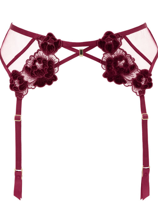 Delphine Lace Suspender Belt image number 4.0