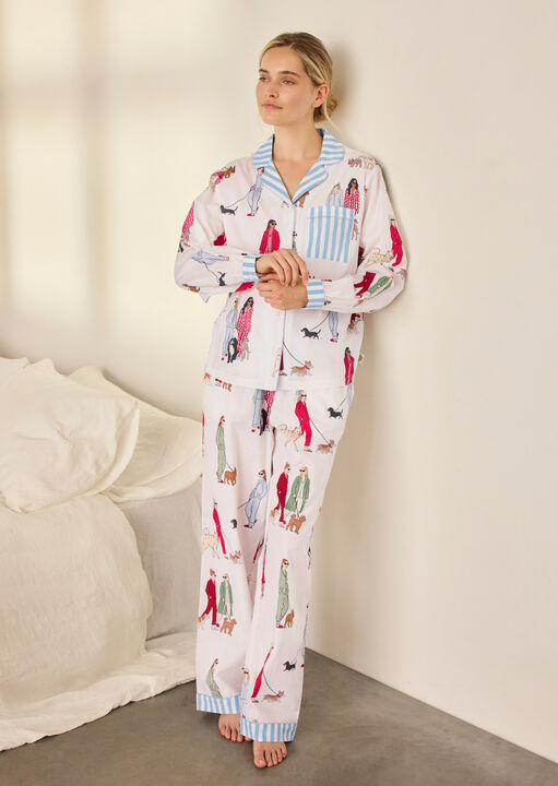 Chelsea Peers Disco Balls Revere Long Sleeve Pyjama Set image number 0.0