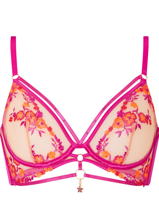 Tropical Tease Non Padded Plunge Bra image number 4.0