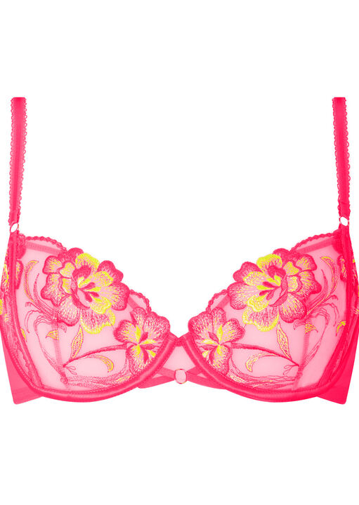 Tropical Oasis Non Padded Plunge Bra image number 4.0