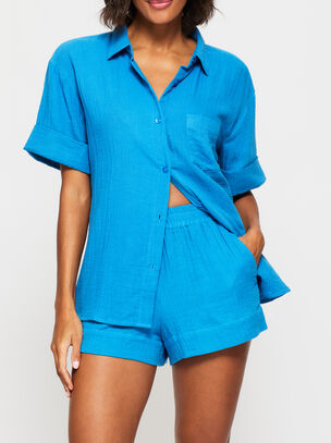 Annie SS Shirt - Blue