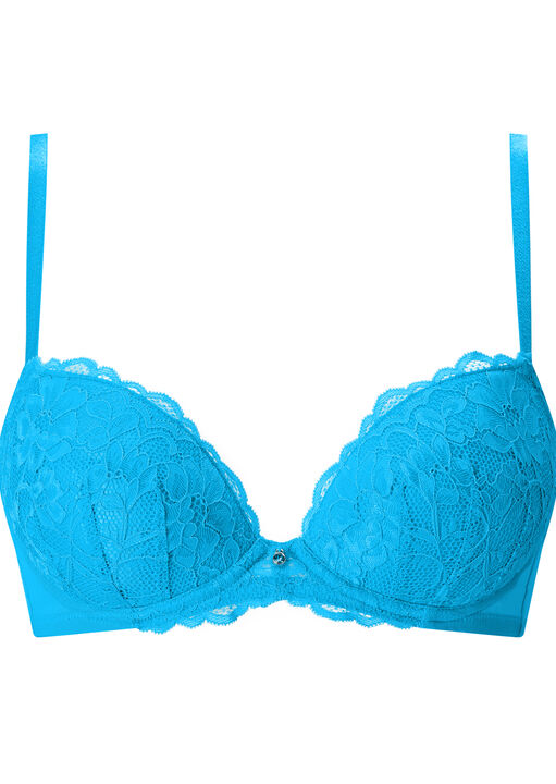Sexy Lace Padded Plunge Bra image number 4.0