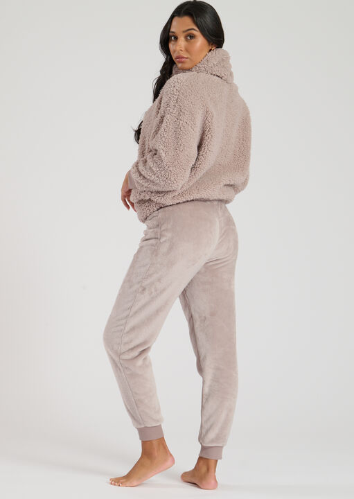 Borg Snood Jumper & Jogger Set image number 2.0