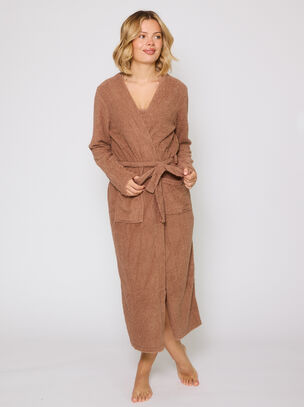 Soft Fuzzy Cardigan - Brown