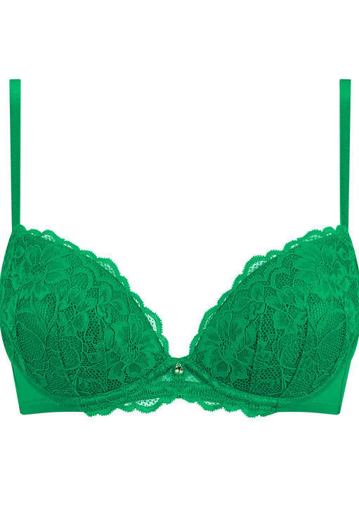 Sexy Lace Padded Plunge Bra image number 8.0