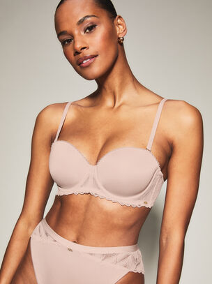 Knickerbox Harper Padded Strapless Multiway Bra - Light Pink
