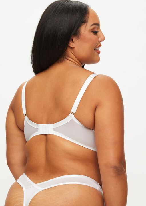 The Icon Fuller Bust Padded Plunge Bra image number 3.0