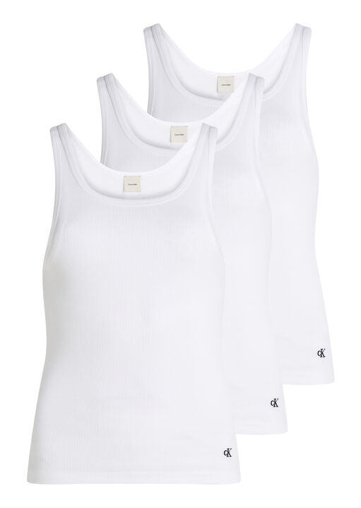 Scoop Neck Cotton Tank 3 Pack  image number 0.0