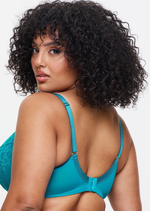 Sexy Lace Padded Plunge Bra image number 5.0