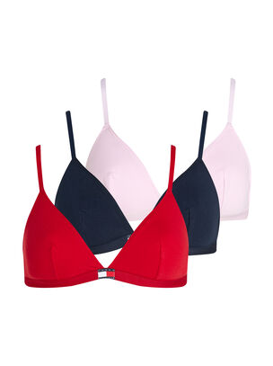 Heritage Triangle Bra 3 Pack - Multi
