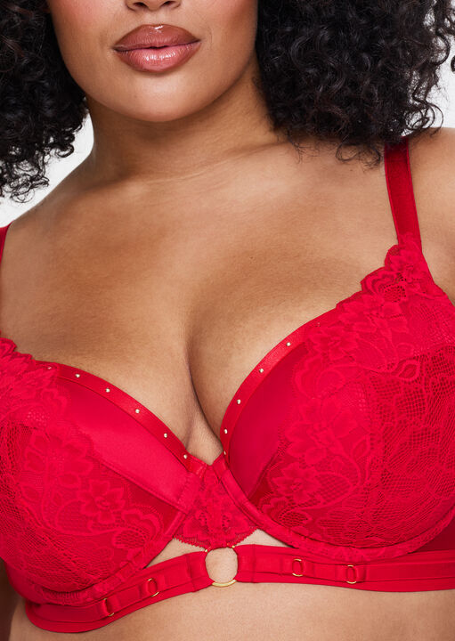 Undisputed Padded Plunge Bra image number 7.0