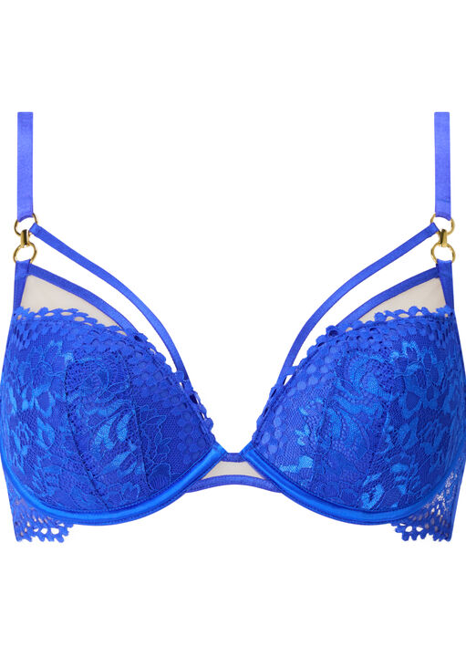 Lovers Lace Padded Plunge Bra image number 5.0