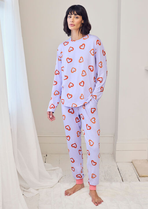 Shrimp Hearts Long Sleeve Set image number 0.0