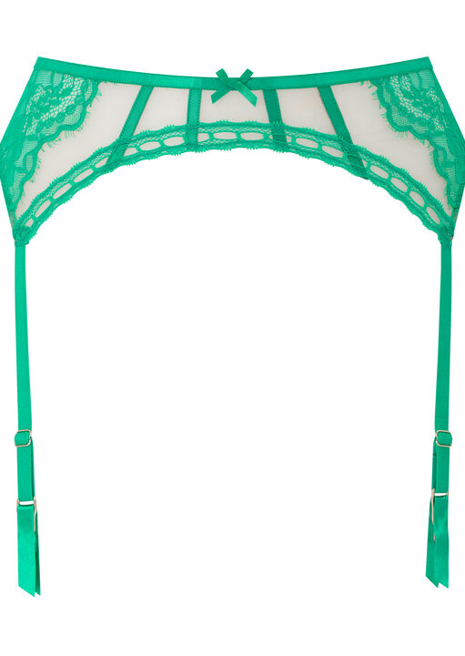 Caged Lace Suspender Belt image number 4.0