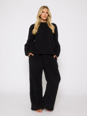 Bord Jumper & Wide Leg Set - Black