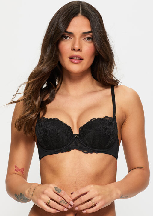 Sexy Lace Padded Balcony Bra 2 Pack image number 3.0