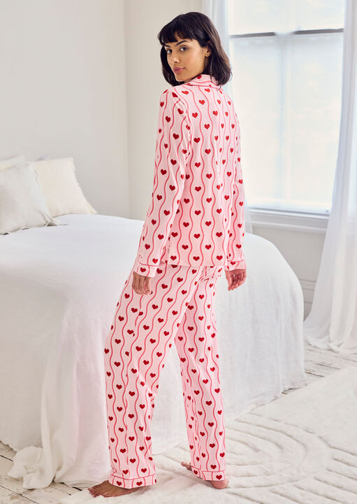 Heart Wave Revere Long Sleeve Set image number 2.0