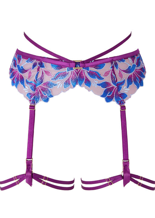 Nocturnal Bloom Suspender Belt image number 5.0