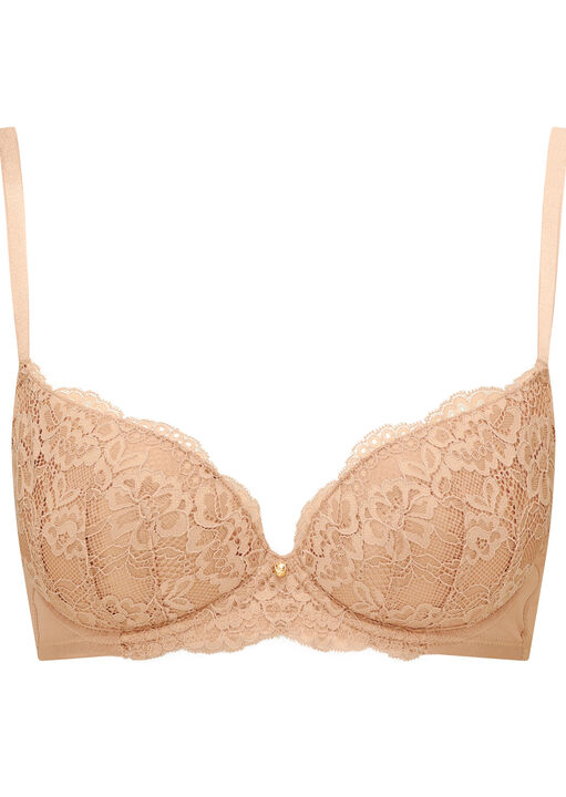 Sexy Lace Padded Plunge Bra image number 5.0