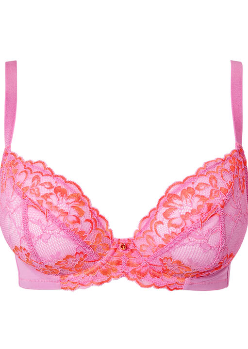 Sexy Lace Non Padded Plunge Bra image number 9.0