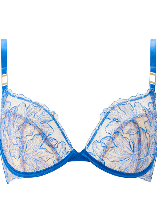 Knickerbox Aria Embroidered Non Padded Plunge Bra image number 7.0