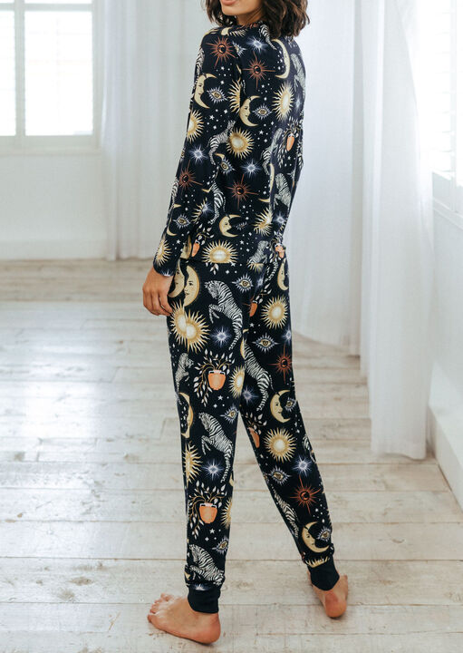 Celestial Zebra Jersey Long Sleeve Set image number 2.0