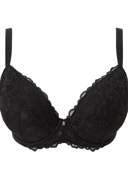 Sexy Lace Padded Plunge Bra image number 8.0